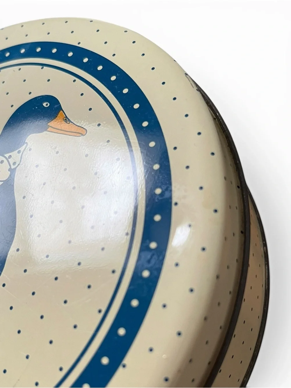 Vintage Country Goose Tin 1980s